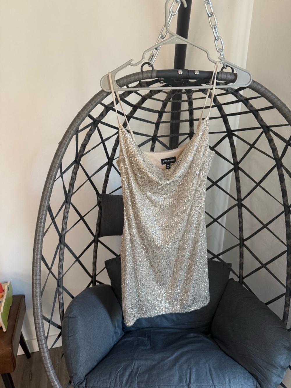 Sparkle Silver Sequin dress